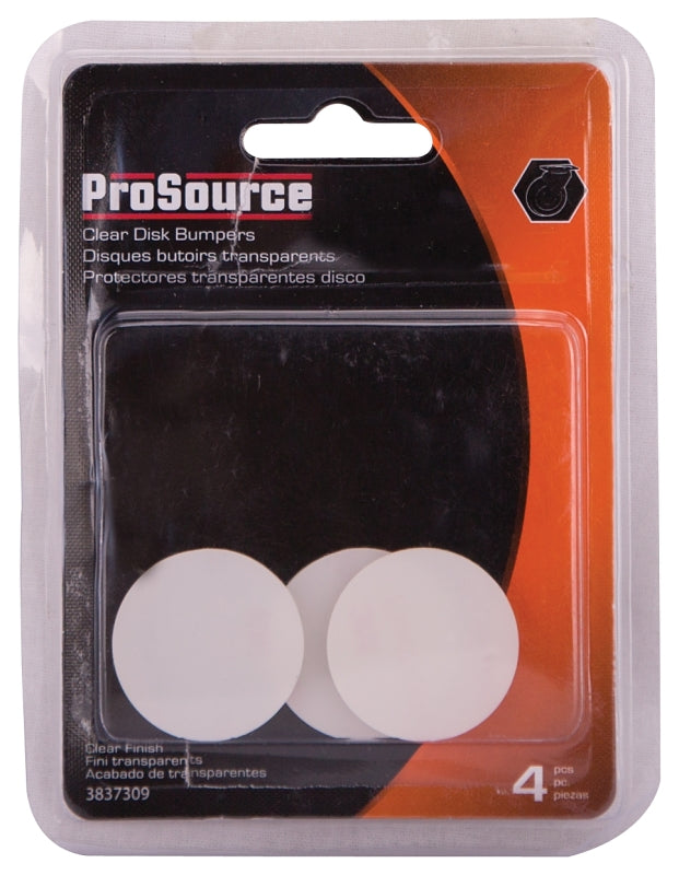 ProSource FE-50774-PS Furniture Bumper Pad, 1-1/4 in, Disk, Polyurethane
