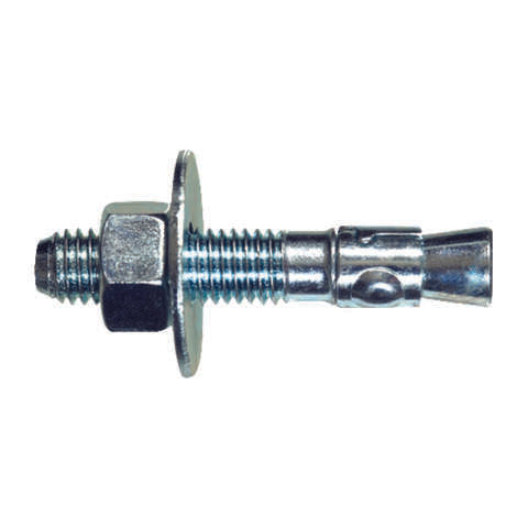 HILLMAN 1/2 in. D X 5-1/2 in. L Steel Round Head Wedge Anchor 25 pk