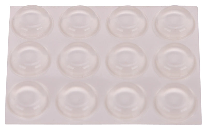 ProSource FE-50762B-PS Furniture Bumper Pad, 1/2 in, Disk, PU