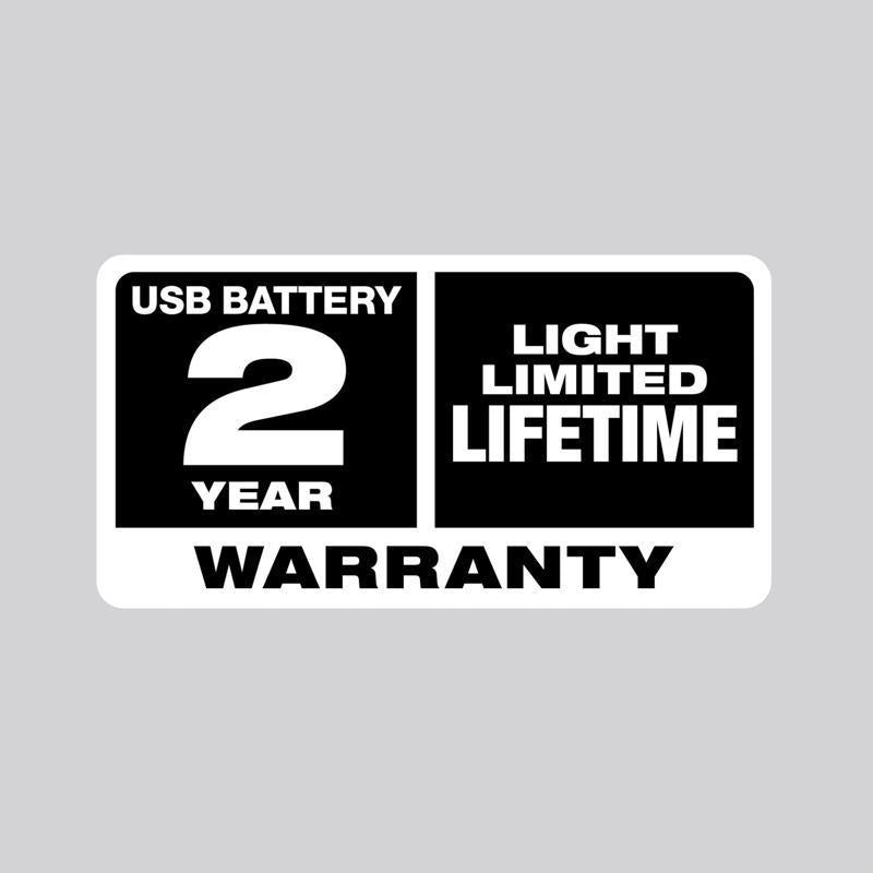 Milwaukee Redlithium 600 lm Black/Red LED Head Lamp