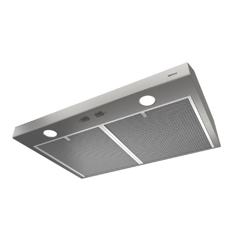 Broan-NuTone Glacier 30 in. W Silver Range Hood