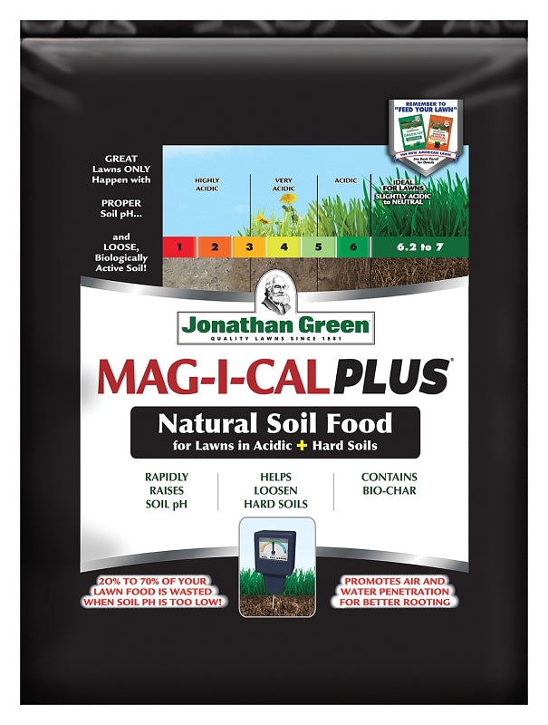 Jonathan Green Mag-I-Cal 11355 Soil Food, 54 lb Bag, Granular, Brown/Gray