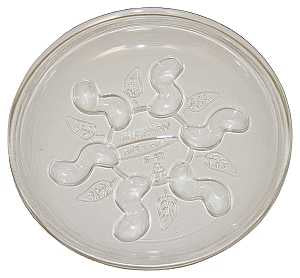 Gardener's Blue Ribbon Saucer Plus SP8VUS Planter Saucer, 8 in Dia, Plastic, Clear, Pack of 24