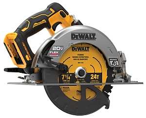 DEWALT DCS573B Brushless Circular Saw with Flexvolt Advantage, Tool Only, 20 V, 7-1/4 in Dia Blade, 0 to 57 deg Bevel