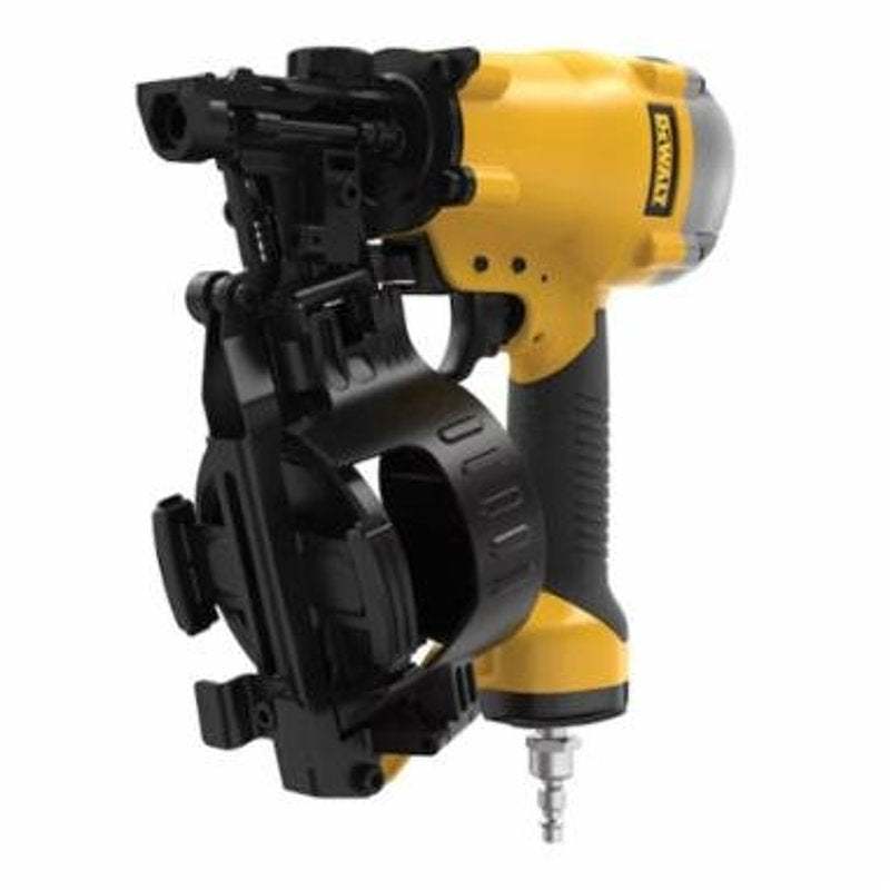 DEWALT DW46RN Roofing Nailer, 120 Magazine, 15 deg Collation, 0.12 in Dia x 0.75 to 1.75 in L Fastener, 4.2 scfm Air