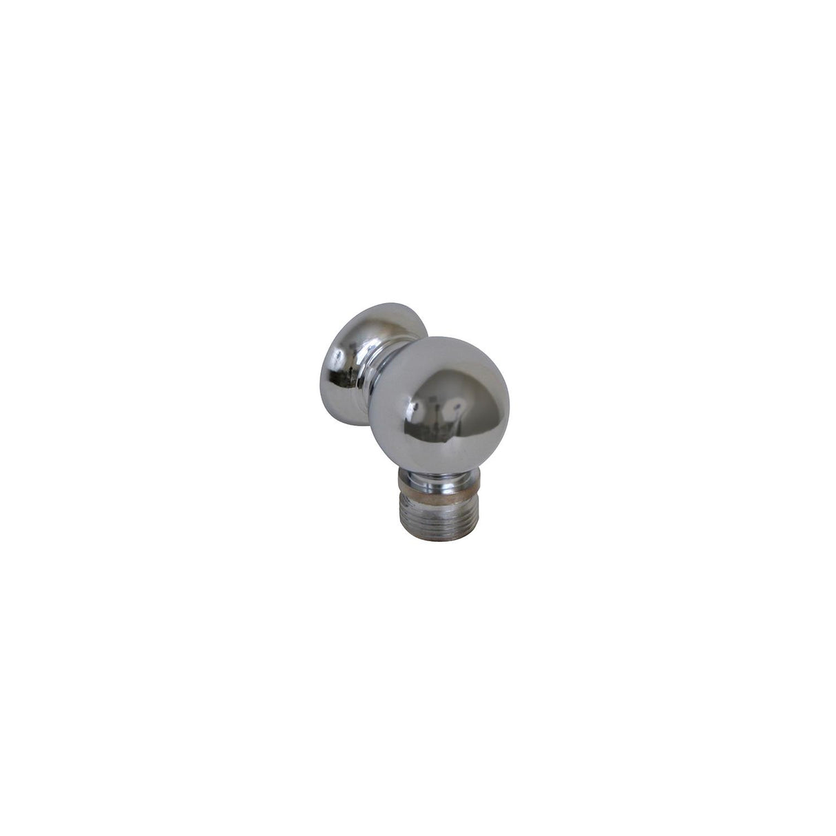 Scandvik 10003 Chrome Plated Brass Compact Bulkhead Connection For Shower Hose, 3/8″ BSP-M Hose Connection