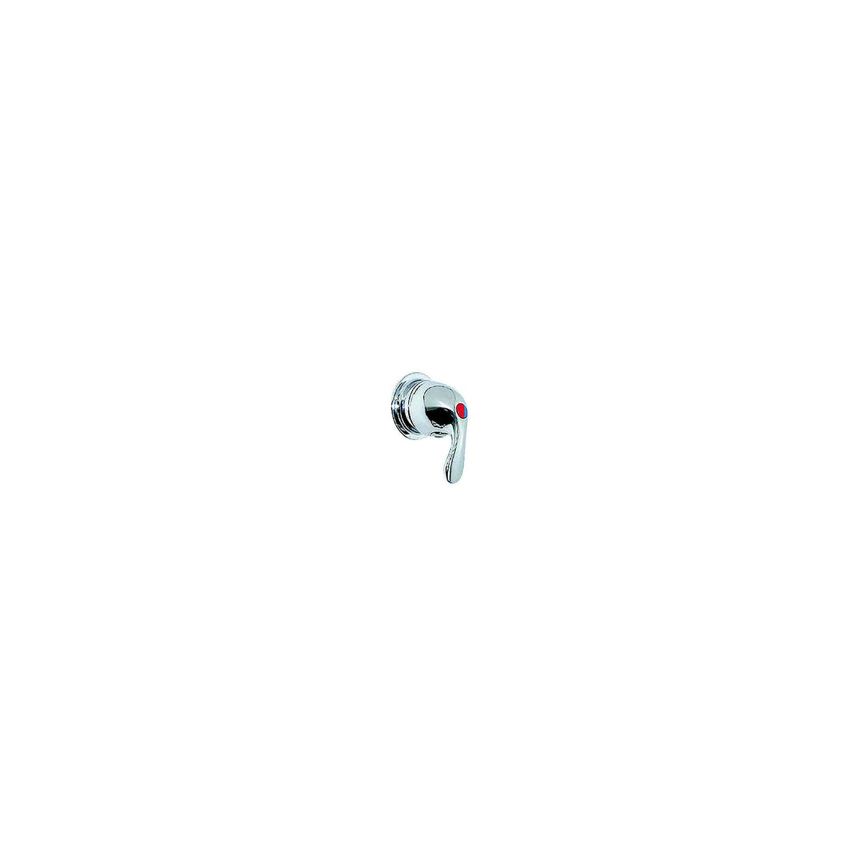 Scandvik 10500P Compact Shower Mixer, Chrome Plated Brass