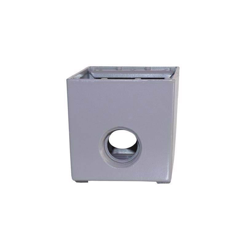 Sigma Engineered Solutions New Work 25.5 cu in Rectangle Metallic 1 gang Weatherproof Box Gray