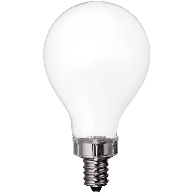 GE A15 E12 (Candelabra) LED Bulb Soft White 40 Watt Equivalence 2 pk, Pack of 12