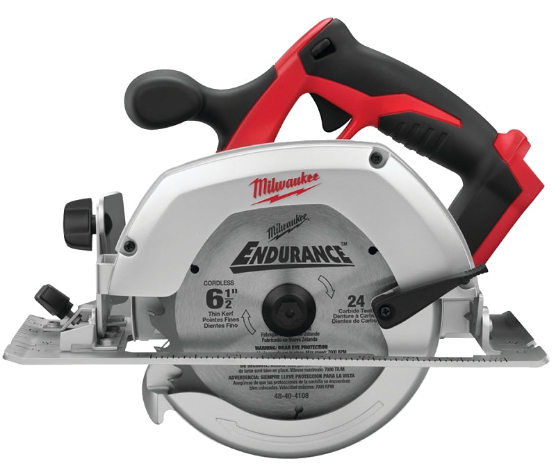 Milwaukee M18 2630-20 Circular Saw, Tool Only, 18 V, 2.8 Ah, 6-1/2 in Dia Blade, 50 deg Bevel