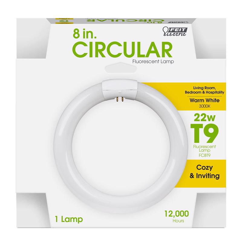 Feit Legacy Bulbs 22 W T9 8.3 in. D X 8.3 in. L Circline Fluorescent Bulb Warm White Linear 3000 K 1