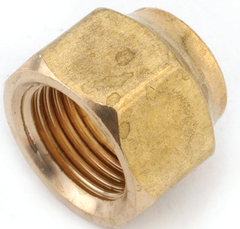 Anderson Metals 754018-04 Nut, 1/4 in, Flared, Brass