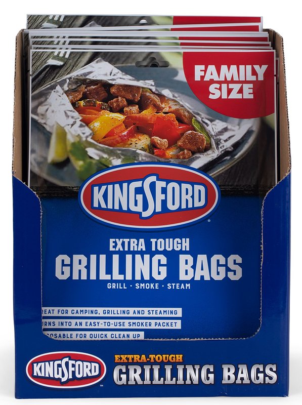 Kingsford BBP0496TB Grilling Bag, Aluminum, Silver