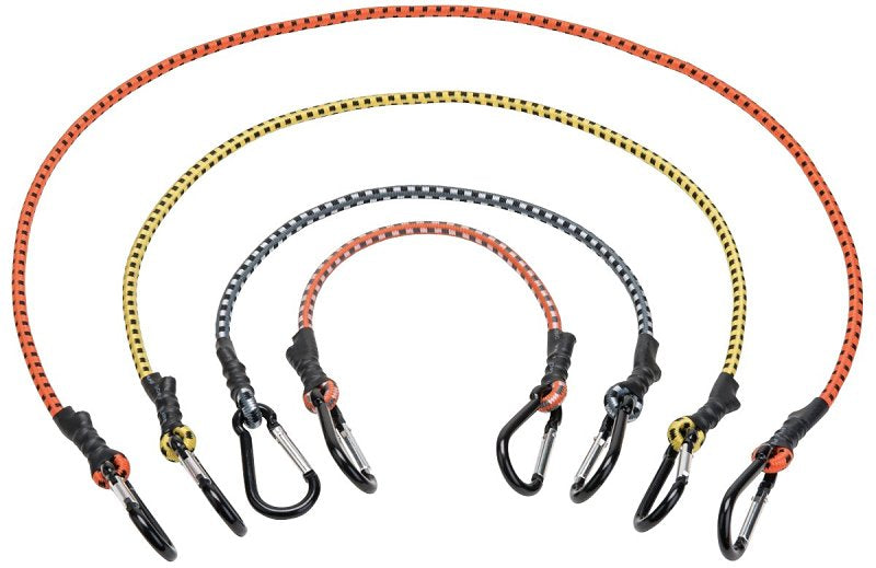 CARABINER BUNGEE CORD ASSORTED