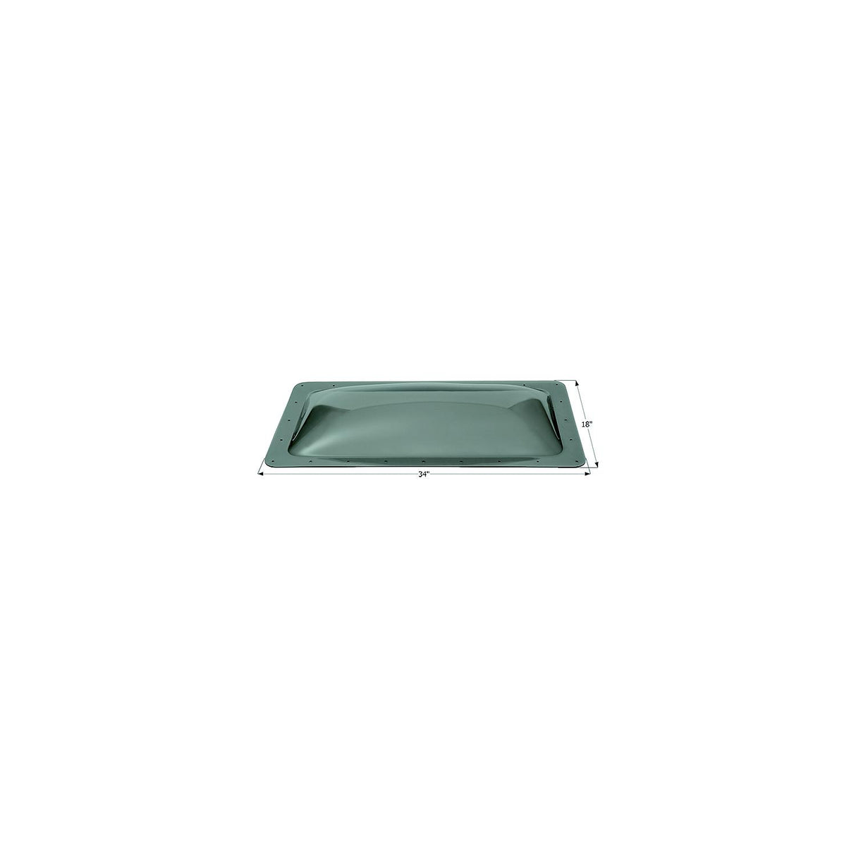 Icon 12117 SL1430 Standard RV Skylight, Smoke