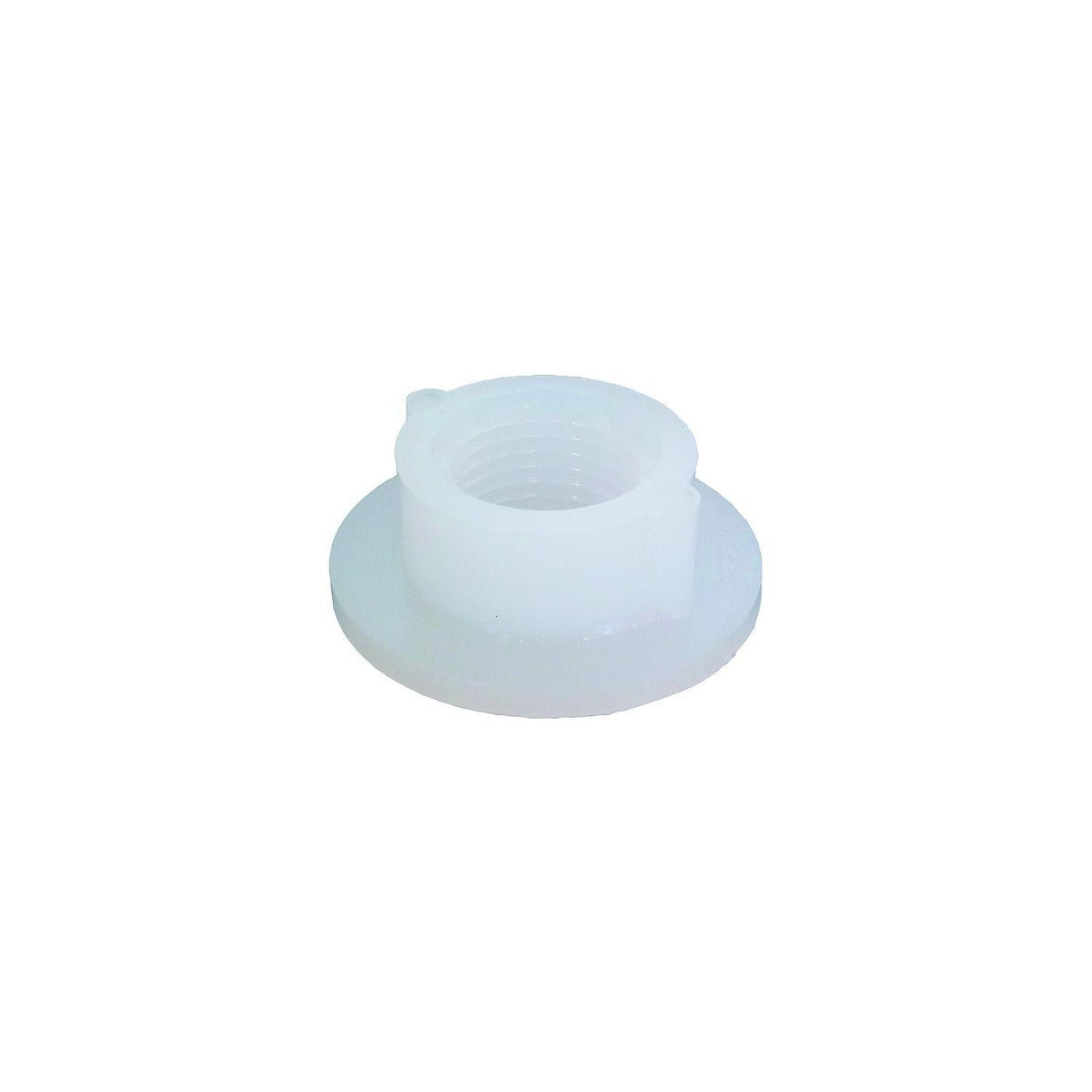 Icon 12475 Fresh Water Tank Raised Threaded Spin Weld Fitting, 3/8″ White