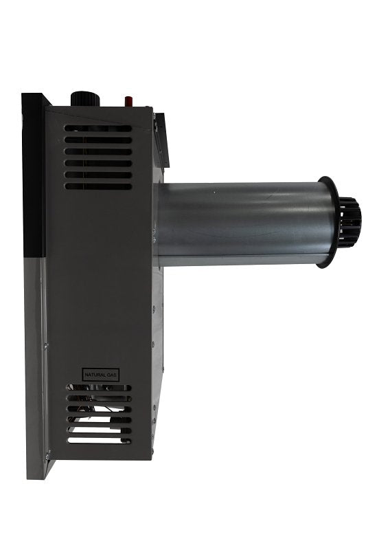 Comfort Glow DVP25 Direct Vent Wall Heater, LP, 25,000 Btu/h BTU, 750 sq-ft Heating Area, 70 % Efficiency, Black/Gray