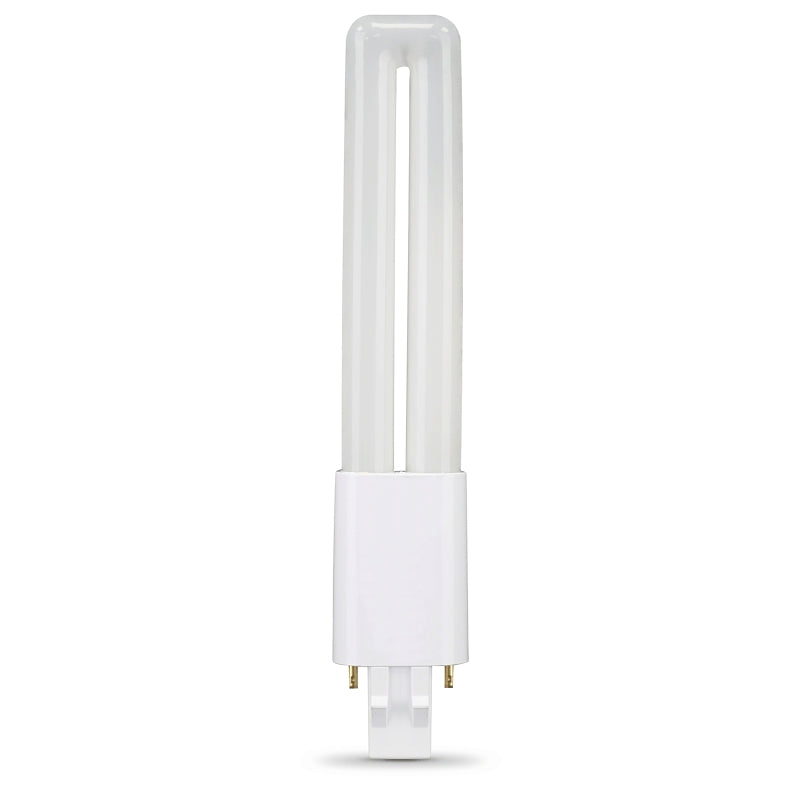 Feit Electric BPPL13/841/LEDG2HDRP Replacement LED Bulb, PL Lamp, 13 W Equivalent, GX23 Lamp Base, White