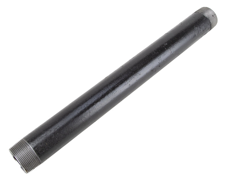 ProSource BN 11/2X18-S Pipe Nipple, 1-1/2 in, Male, Steel, 40 Schedule, 18 in L
