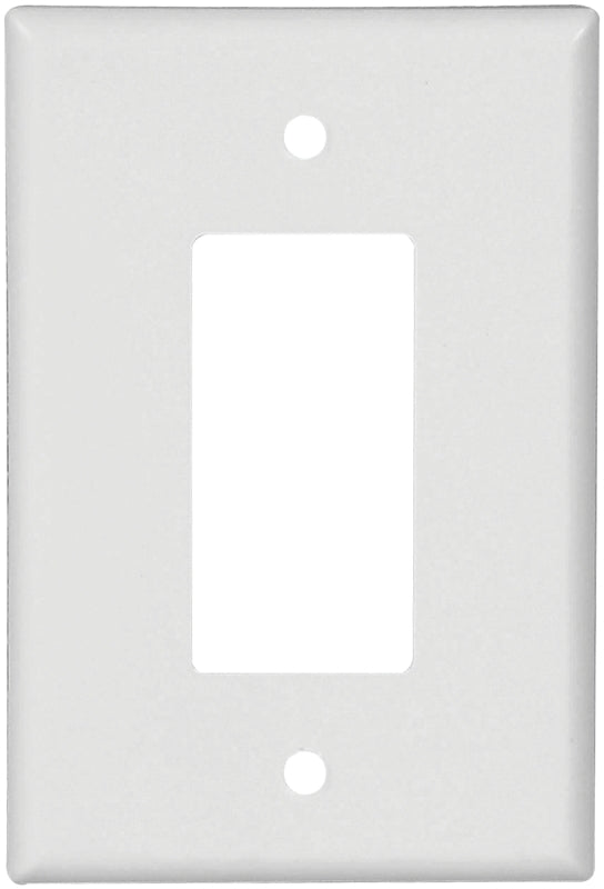 Eaton Wiring Devices 2751W-BOX Wallplate, 5-1/4 in L, 3-1/2 in W, 1-Gang, Thermoset, White, High-Gloss, Pack of 10