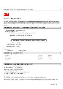 3M 10116 Steel Wool, 4 in L, 2 in W, #2 Grit, Medium, Black