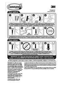 Command 17615B Replacement Strip, White, 3 to 5 lb