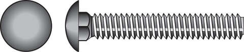 HILLMAN 5/16 in. X 1 in. L Zinc-Plated Steel Carriage Bolt 100 pk