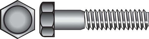 HILLMAN 1/4-20 in. D X 2-1/2 in. L Stainless Steel Hex Head Cap Screw 50 pk