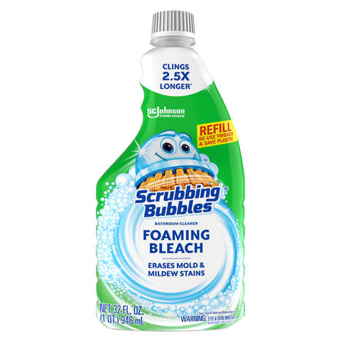 Scrubbing Bubbles Fresh Scent Bathroom Cleaner Foam 32 oz, Pack of 12