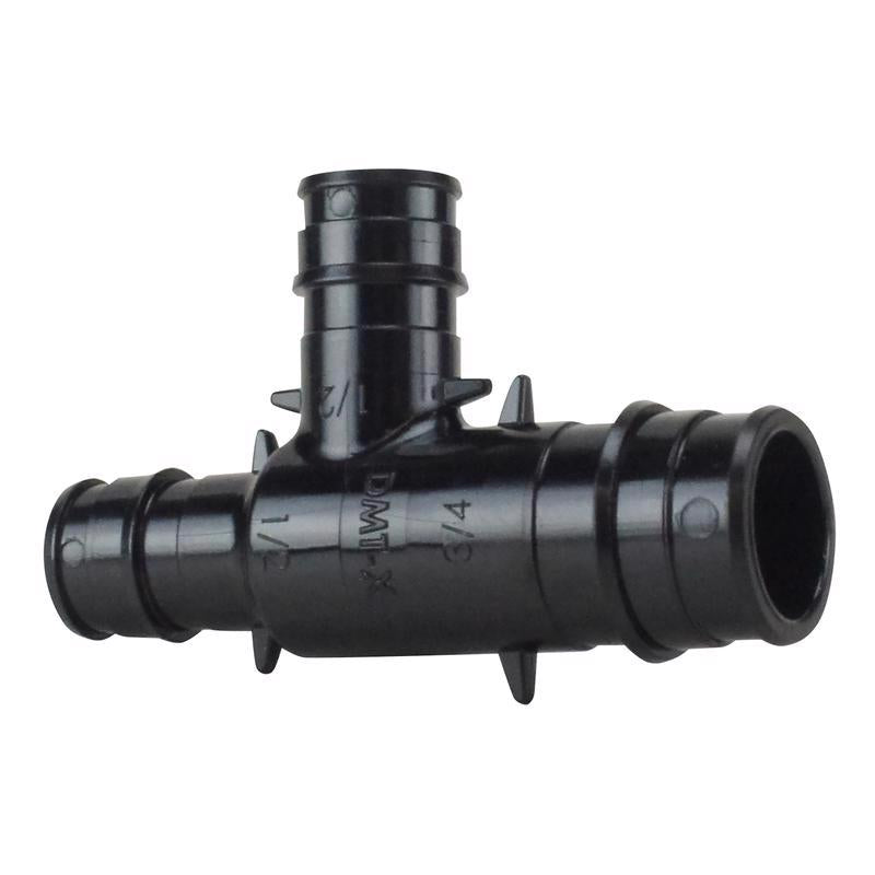 Apollo 3/4 in. Expansion PEX in to X 1/2 in. D Barb Poly Alloy Reducing Tee