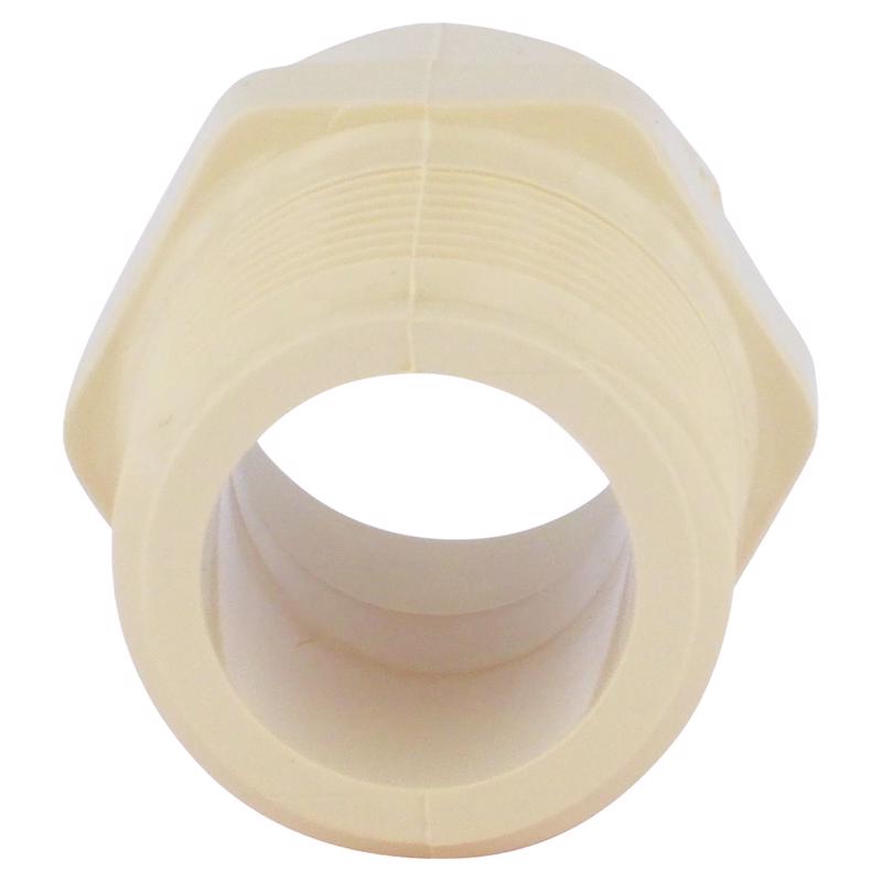 Charlotte Pipe FlowGuard Schedule 40 3/4 in. Socket X 3/4 in. D MNPT CPVC Adapter 1 pk, Pack of 25