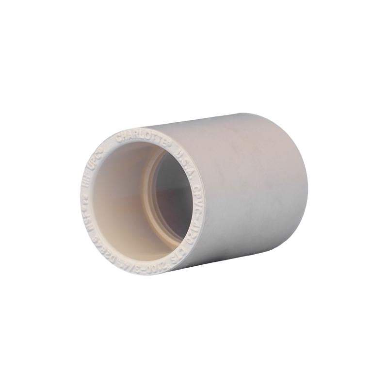 Charlotte Pipe FlowGuard 3/4 in. Socket X 3/4 in. D Socket CPVC Coupling 1 pk, Pack of 25