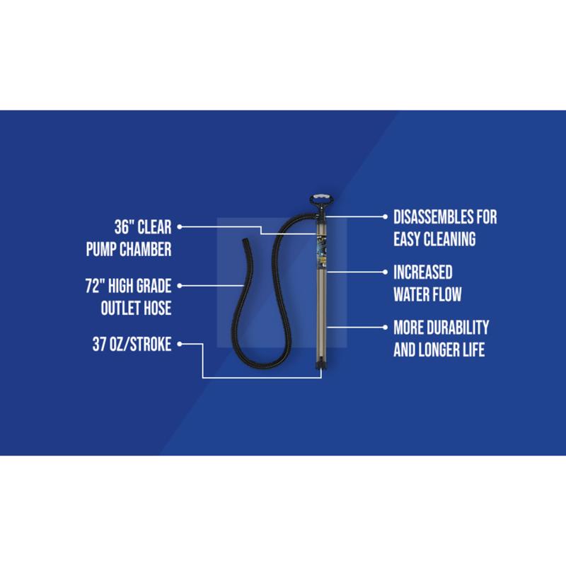 Underhill BigGulp 10 gph Polycarbonate Switchless Switch Bottom Manual Siphon Pump