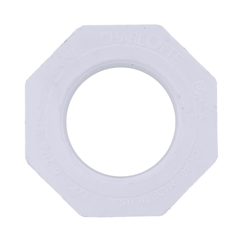 Charlotte Pipe Schedule 40 3 in. Spigot X 2 in. D FPT PVC Reducing Bushing 1 pk