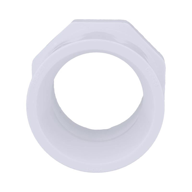 Charlotte Pipe Schedule 40 2-1/2 in. Spigot X 2 in. D FPT PVC Reducing Bushing 1 pk