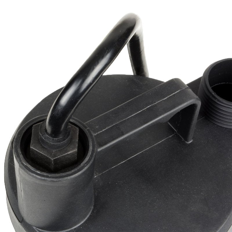Eco-Flo SUP55 Submersible Utility Pump, 115 V, 1/4 hp, 1980 gph, Thermoplastic