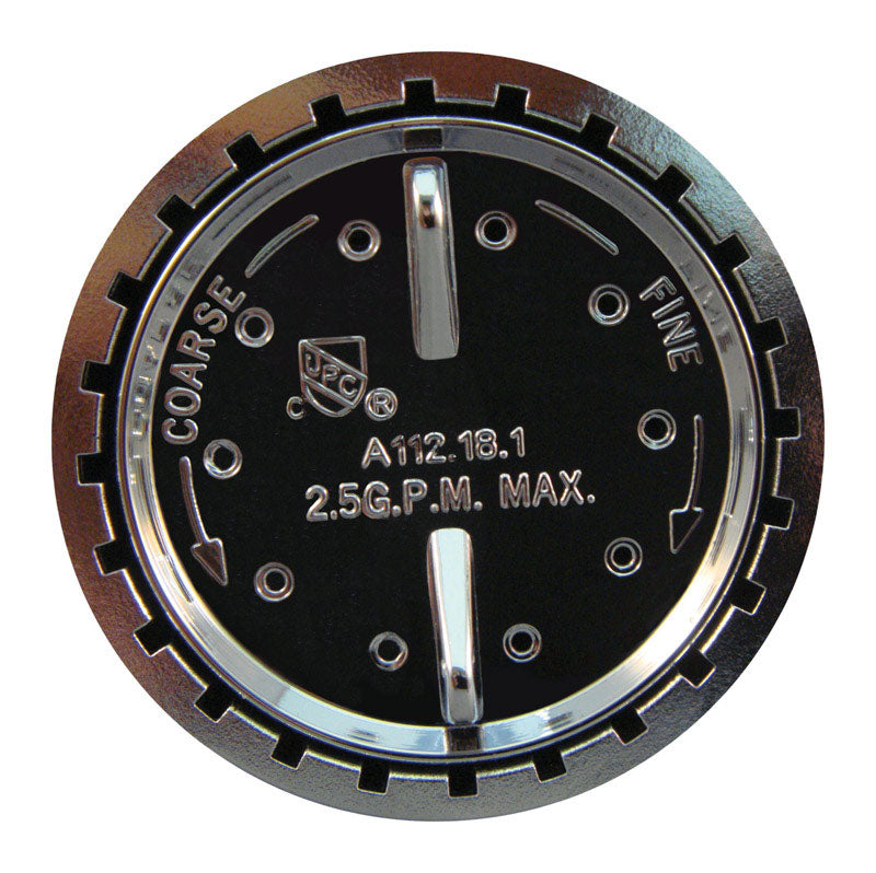 Ace Chrome Plastic 6 settings Adjustable Showerhead 1.8 gpm