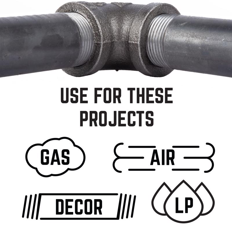 STZ Industries 1 in. FIP each X 1 in. D FIP Black Malleable Iron 90 Degree Elbow, Pack of 5