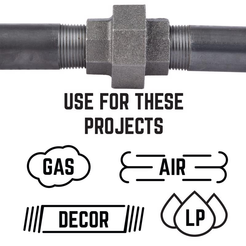 STZ Industries 1 in. FIP each X 1 in. D FIP Black Malleable Iron Union, Pack of 5