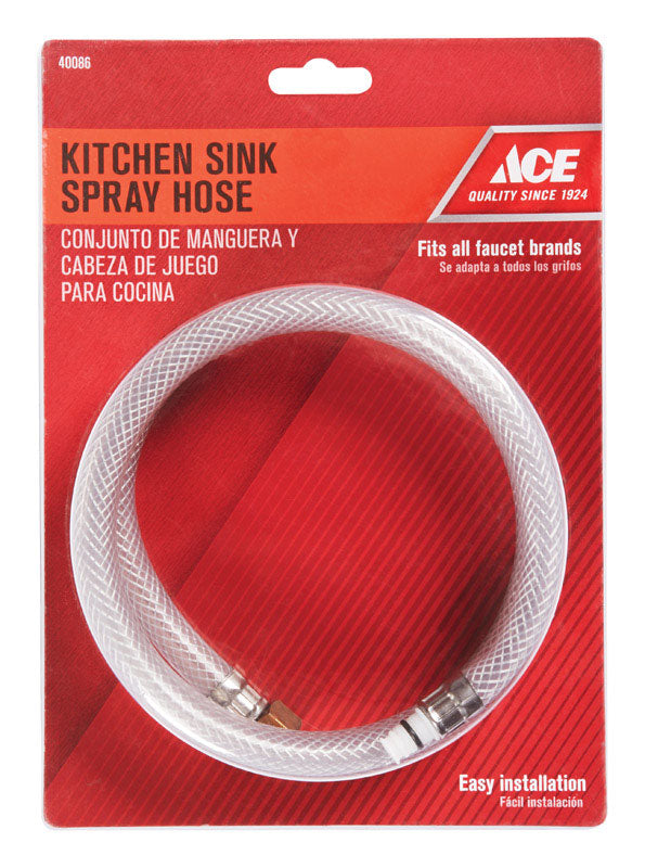 Ace For Universal White Faucet Sprayer Hose
