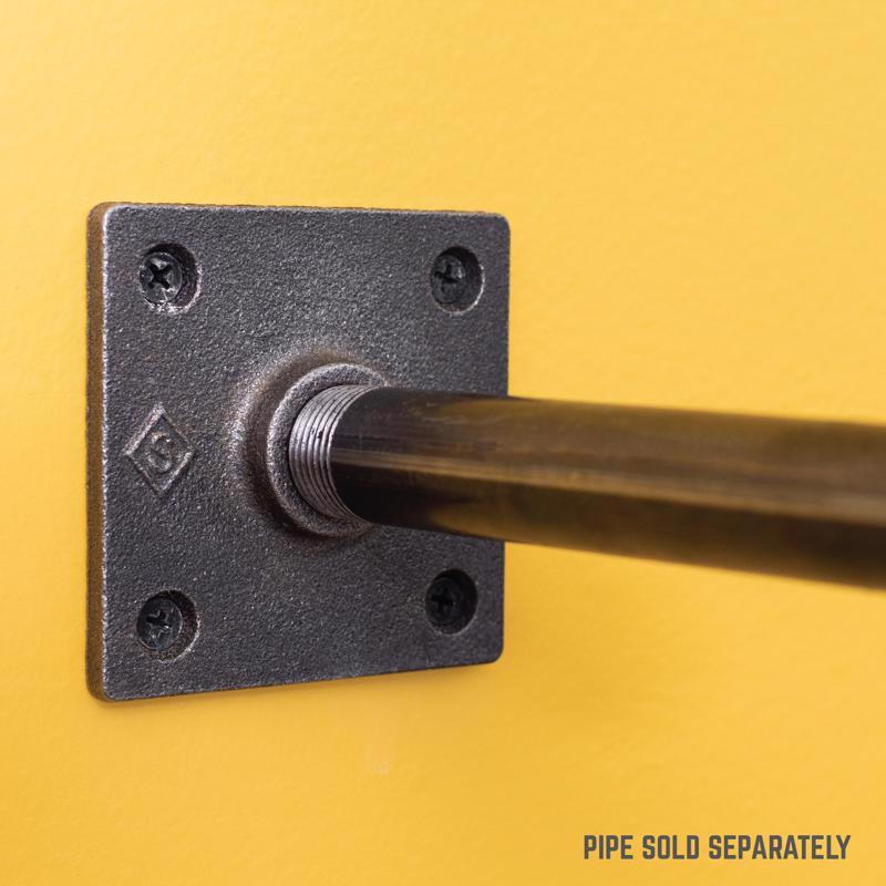 STZ Industries Pipe Decor Iron Flange 1/2 in.