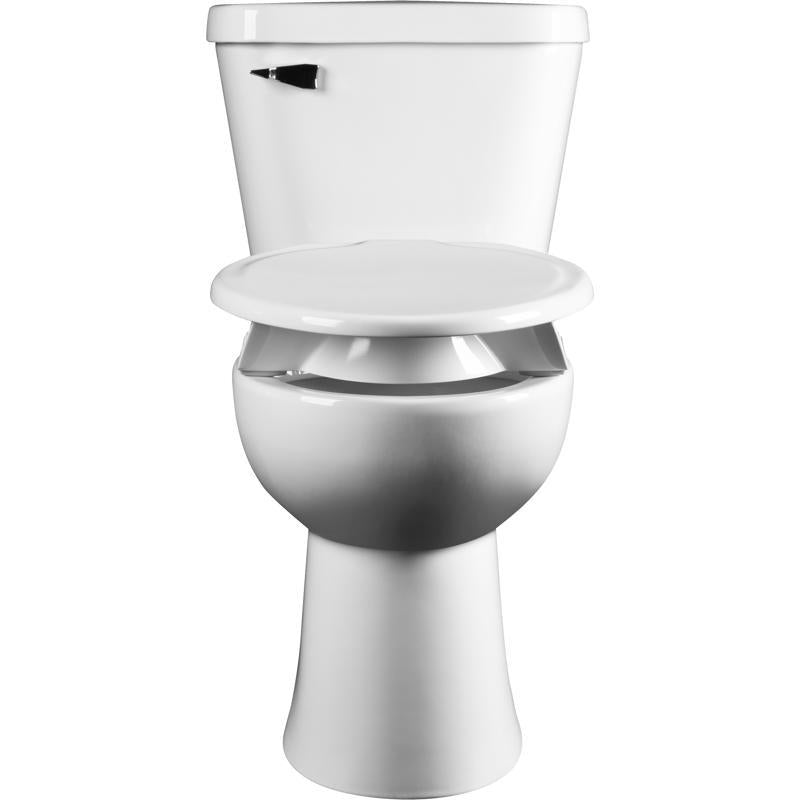 Bemis Independence Assurance Round White Plastic Toilet Seat, Pack of 2