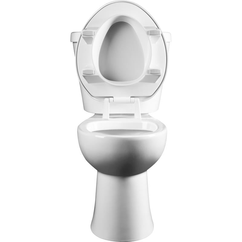 Bemis Independence Assurance Round White Plastic Toilet Seat, Pack of 2