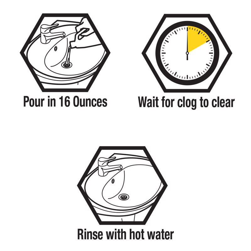 Zep 10 Minute Gel Drain Opener 64 oz