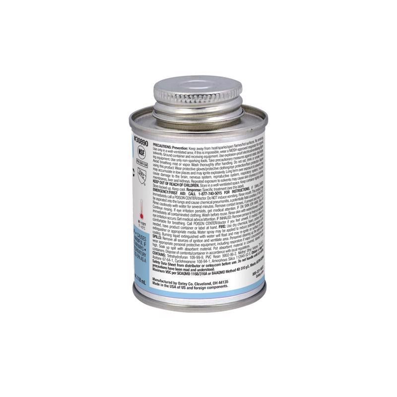 Oatey Rain-R-Shine Blue Cement For PVC 16 oz