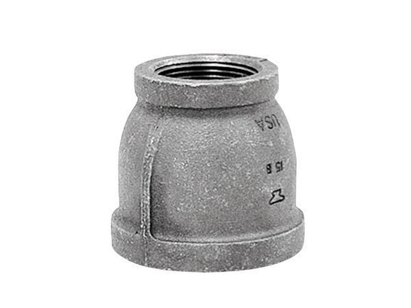 Anvil 1-1/4 in. FPT X 1/2 in. D FPT Galvanized Malleable Iron Reducing Coupling