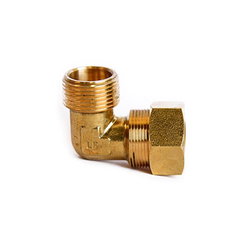 ATC 7/8 in. Compression X 3/4 in. D MPT Brass 90 Degree Street Elbow, Pack of 5