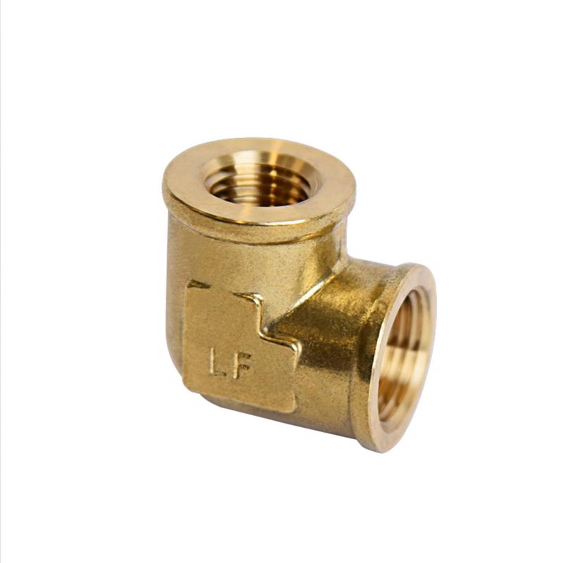 ATC 3/8 in. FPT X 1/4 in. D FPT Brass 90 Degree Elbow, Pack of 5