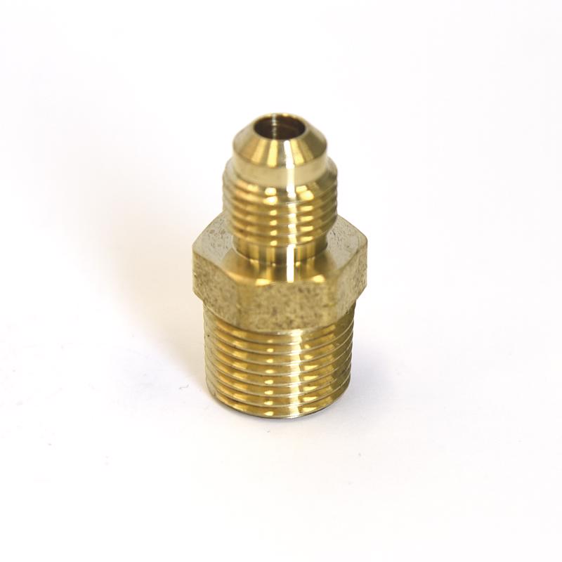 ATC 5/16 in. Flare X 3/8 in. D MPT Brass Adapter, Pack of 5