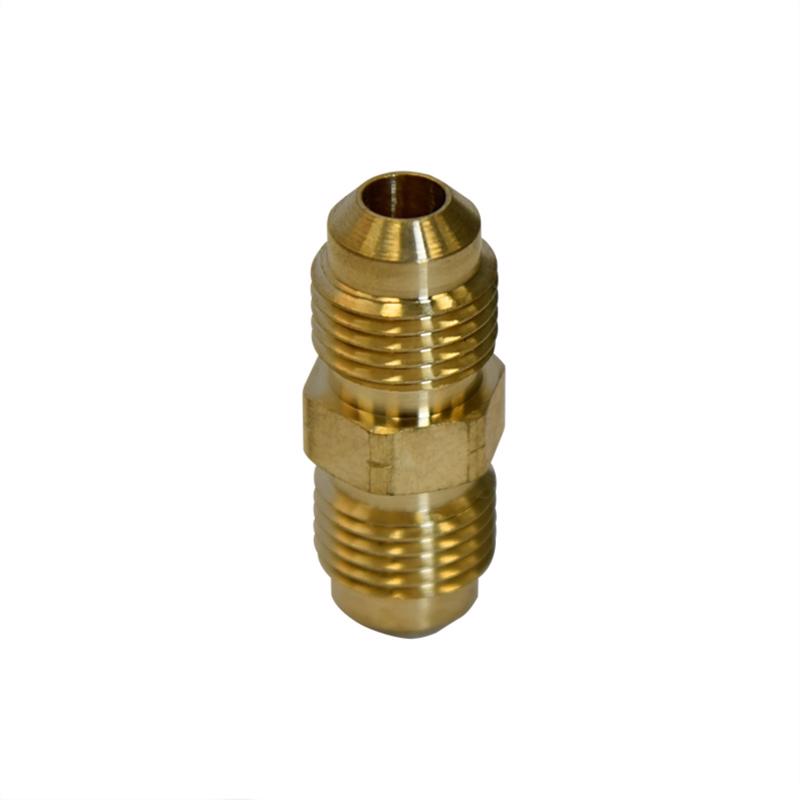 ATC 5/16 in. Flare X 5/16 in. D Flare Yellow Brass Union, Pack of 5